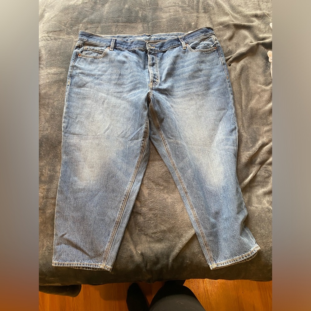 High rise slouchy taper old navy